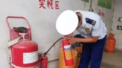 东岳路街道开展消防安全专项检查