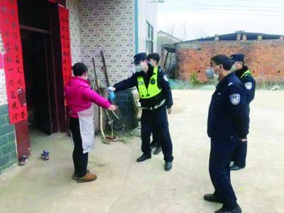 【抗疫一线党旗红】党旗和警徽在防疫一线辉映
