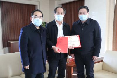 抗击疫情 感谢有你 王刚为劲牌、瑞晟送上感谢信