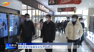 郝胜勇督导检查安全生产工作