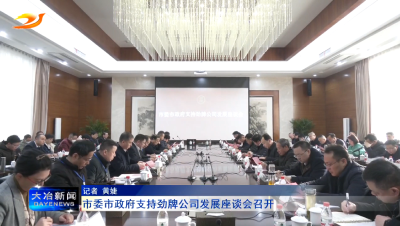 市委市政府支持劲牌公司发展座谈会召开