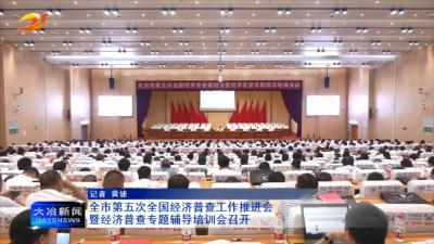全市第五次全国经济普查工作推进会暨经济普查专题辅导培训会召开