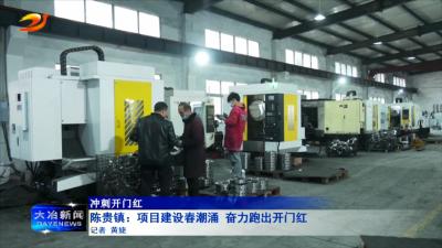 陈贵镇：项目建设春潮涌  奋力跑出开门红