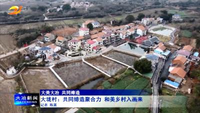 大垅村：共同缔造聚合力 和美乡村入画来