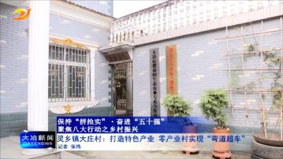 灵乡镇大庄村：打造特色产业 零产业村实现“弯道超车”