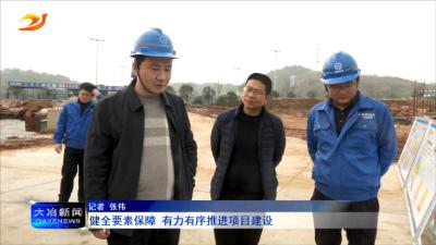 健全要素保障 有力有序推进项目建设