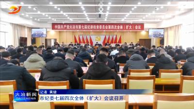 市纪委七届四次全体（扩大）会议召开