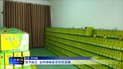 春节临近 金柯辣椒备受市民追捧