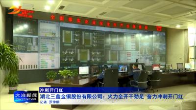 湖北三鑫金铜股份有限公司：火力全开干劲足 奋力冲刺开门红