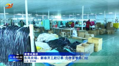 东风农场：新春开工赶订单 力争首季开门红