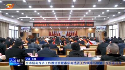全市招商选资工作推进会暨市招商选资工作领导小组第一次会议召开