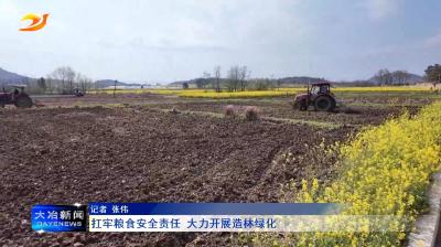 扛牢粮食安全责任 大力开展造林绿化