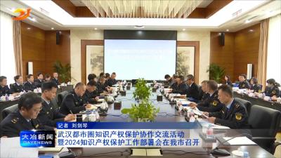 武汉都市圈知识产权保护协作交流活动暨2024知识产权保护工作部署会在我市召开