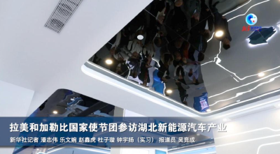 全球连线｜拉美和加勒比国家使节团参访湖北新能源汽车产业