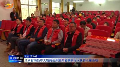 江西省南昌市大冶商会开展关爱事实无人抚养儿童活动