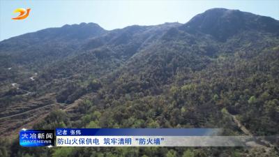 防山火保供电 筑牢清明“防火墙”