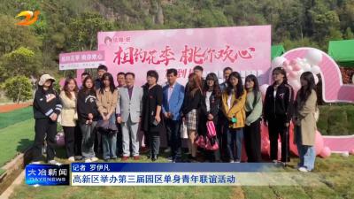 高新区举办第三届园区单身青年联谊活动