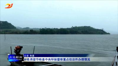 郝胜勇督导检查中央环保督察重点信访件办理情况