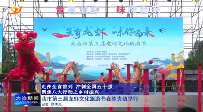 我市第三届龙虾文化旅游节在陈贵镇举行