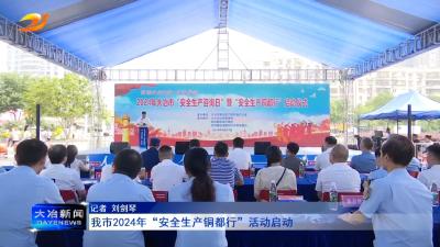 我市2024年“安全生产铜都行”活动启动