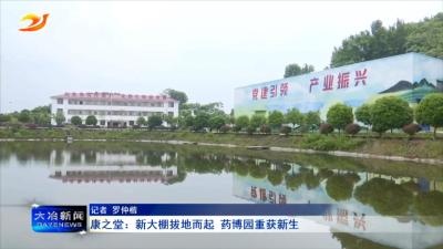 康之堂：新大棚拔地而起 药博园重获新生