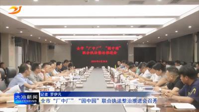 全市“厂中厂”“园中园”联合执法整治推进会召开