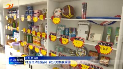 村规民约促新风 积分兑换靓家园