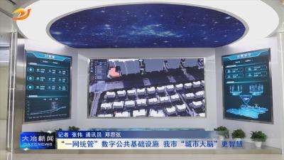 “一网统管”数字公共基础设施 我市“城市大脑”更智慧
