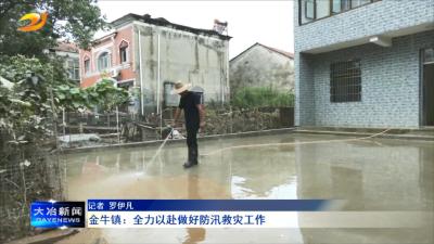 金牛镇：全力以赴做好防汛救灾工作
