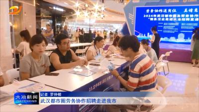 武汉都市圈劳务协作招聘走进我市
