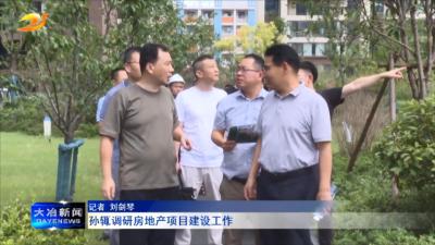 孙辄调研房地产项目建设工作
