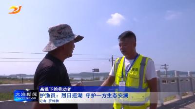 护渔员：烈日巡湖 守护一方生态安澜