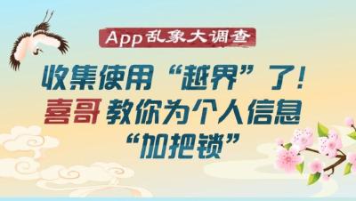 App乱象大调查 | 收集使用“越界”了！“喜哥”教你为个人信息“加把锁”