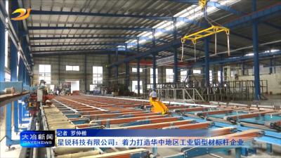 星锐科技有限公司：着力打造华中地区工业铝型材标杆企业