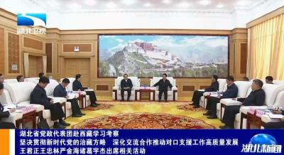 湖北省党政代表团赴西藏学习考察