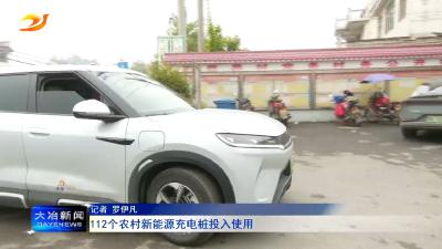 112个农村新能源充电桩投入使用