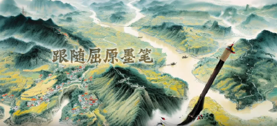 AI穿越丨跟随屈原墨笔 挥毫万古长江