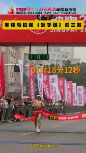 劲牌2024湖北大冶半程马拉松 半程马拉松（女子组）前三名