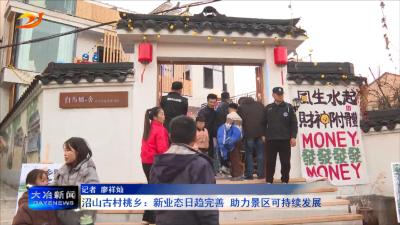 沼山古村桃乡：新业态日趋完善 助力景区可持续发展