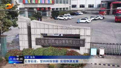 宏泰铝业：坚持科技创新 实现快速发展