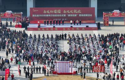 湖北省2025年“春风行动”启动，3000多场招聘活动供岗近90万个