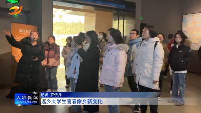 返乡大学生喜看家乡新变化