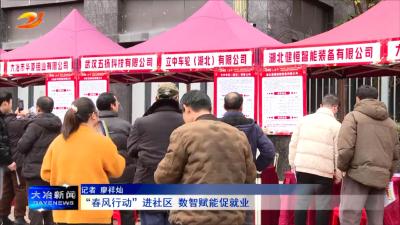 “春风行动”进社区 数智赋能促就业