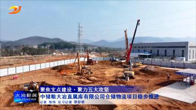 中储粮大冶直属库有限公司仓储物流项目稳步推进