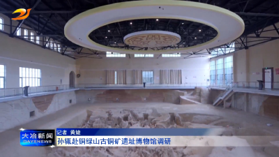 孙辄赴铜绿山古铜矿遗址博物馆调研