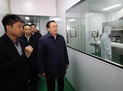 王忠林在咸宁调研 强化发展意识 抢抓发展机遇