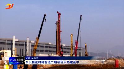 东贝精密材料智造二期项目火热建设中