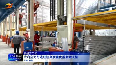 大冶全力打造经济高质量发展新增长极