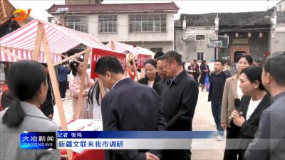新疆文联来我市调研