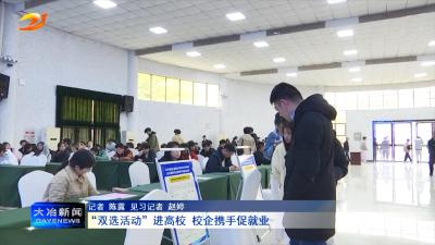 “双选活动”进高校 校企携手促就业